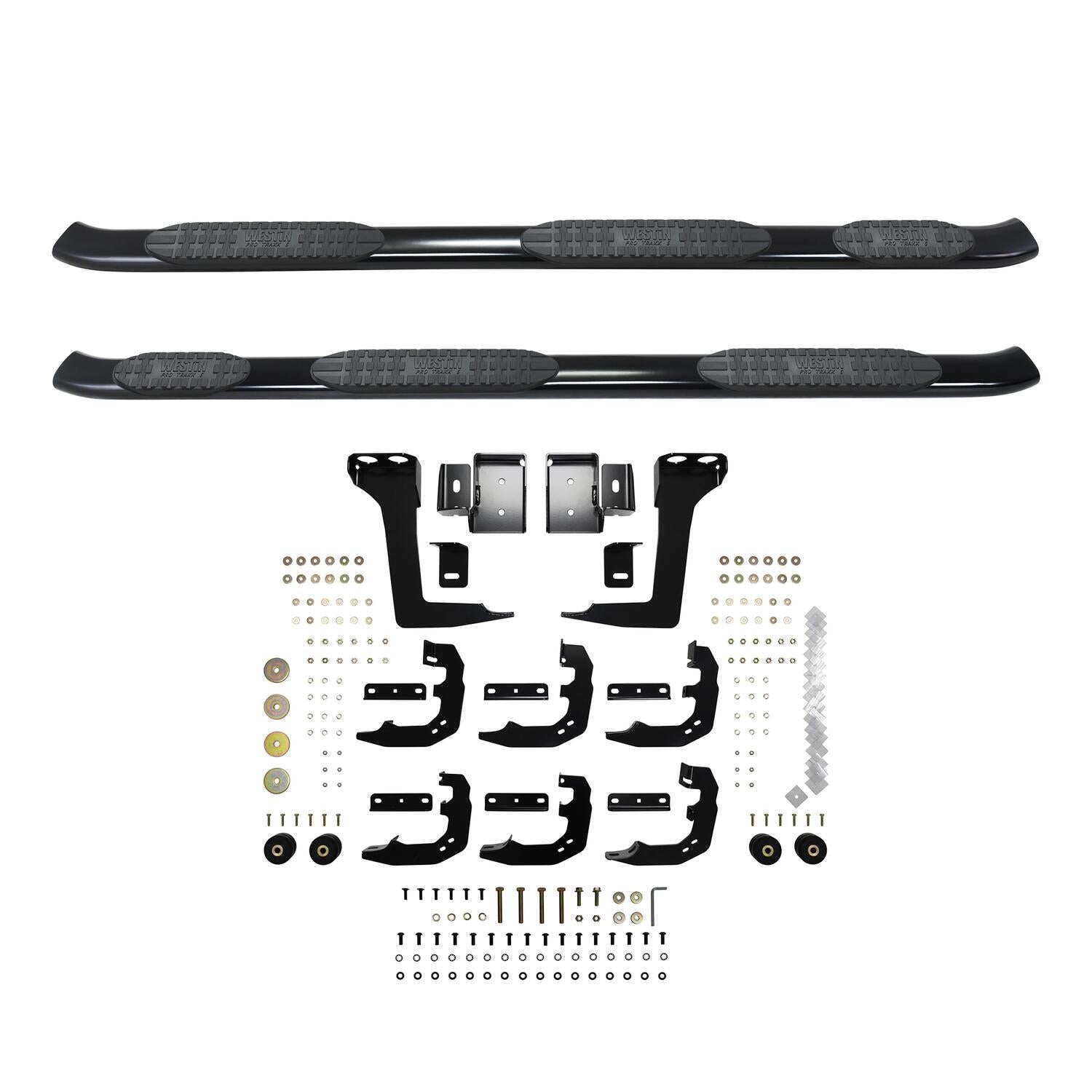 Ram 1500 2019-2026 Extended Cab, Westin PRO TRAXX 5 Oval Wheel-to-Wheel Nerf Step Bars, 76.3in Bed, Black, view 4