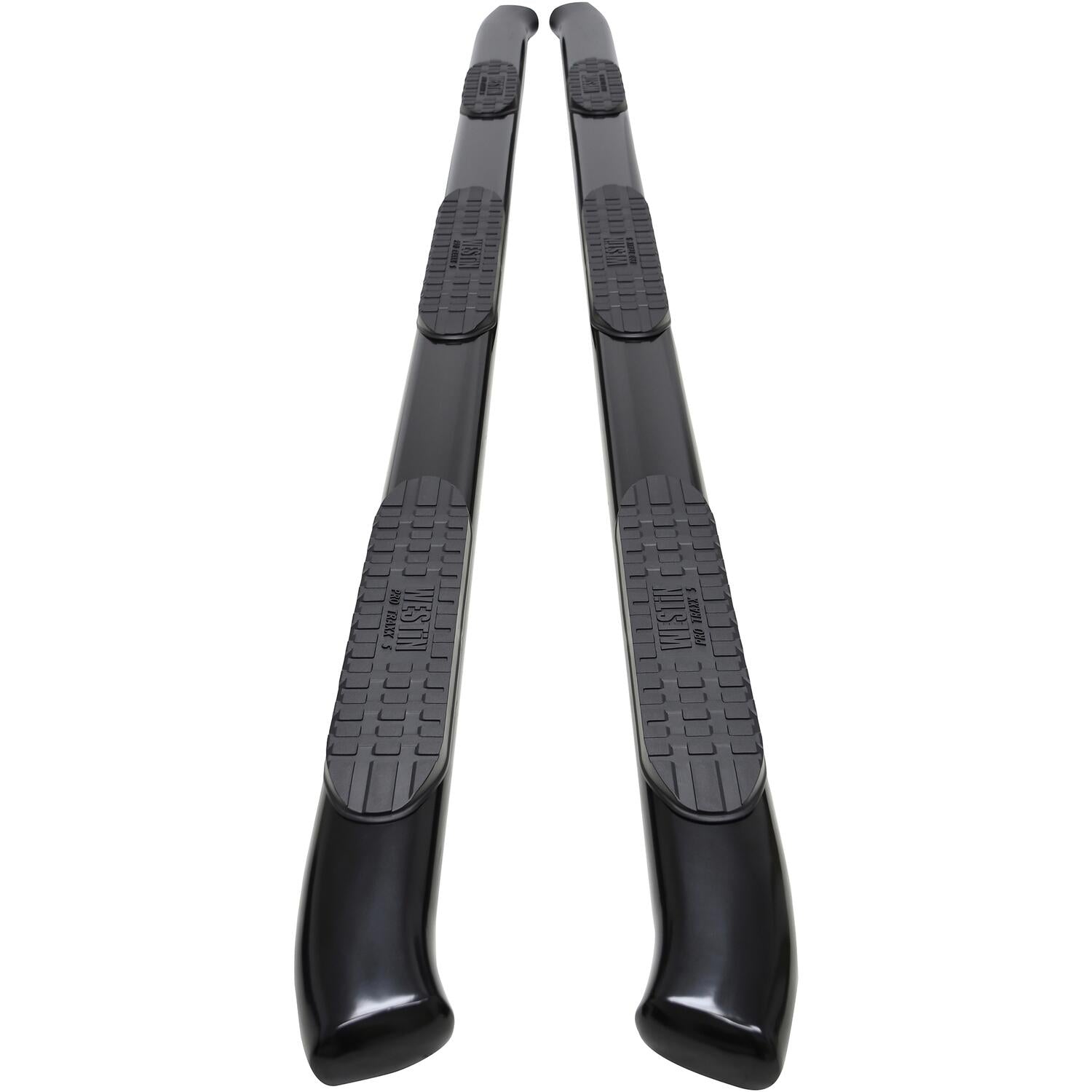 Chevrolet Silverado & GMC Sierra 2500 HD/3500 HD 2020-2026 Crew Cab, Westin PRO TRAXX 5 Oval Wheel-to-Wheel Nerf Step Bars, 98.2in Bed, Black, view 2
