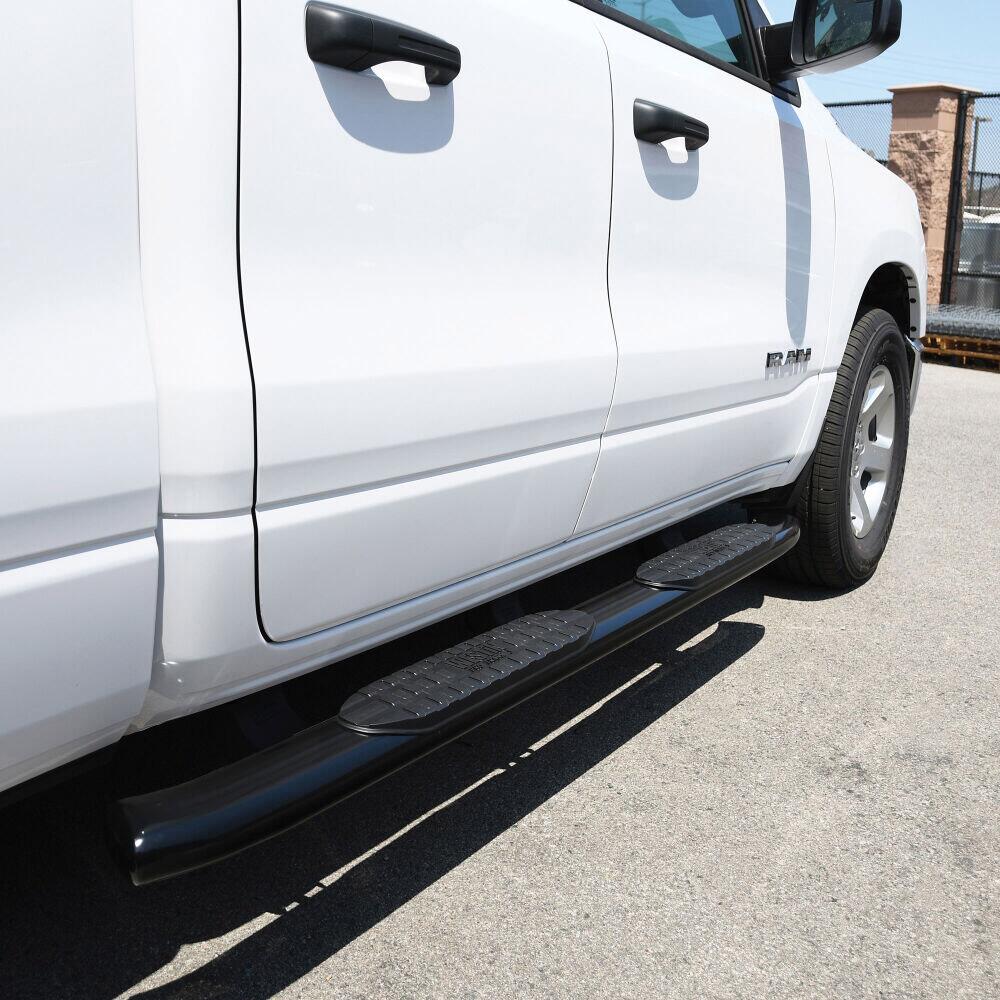 Ram 1500 2019-2026, Westin PRO TRAXX 5 Oval Nerf Step Bars, Quad Cab, Black Powder Coated, view 9