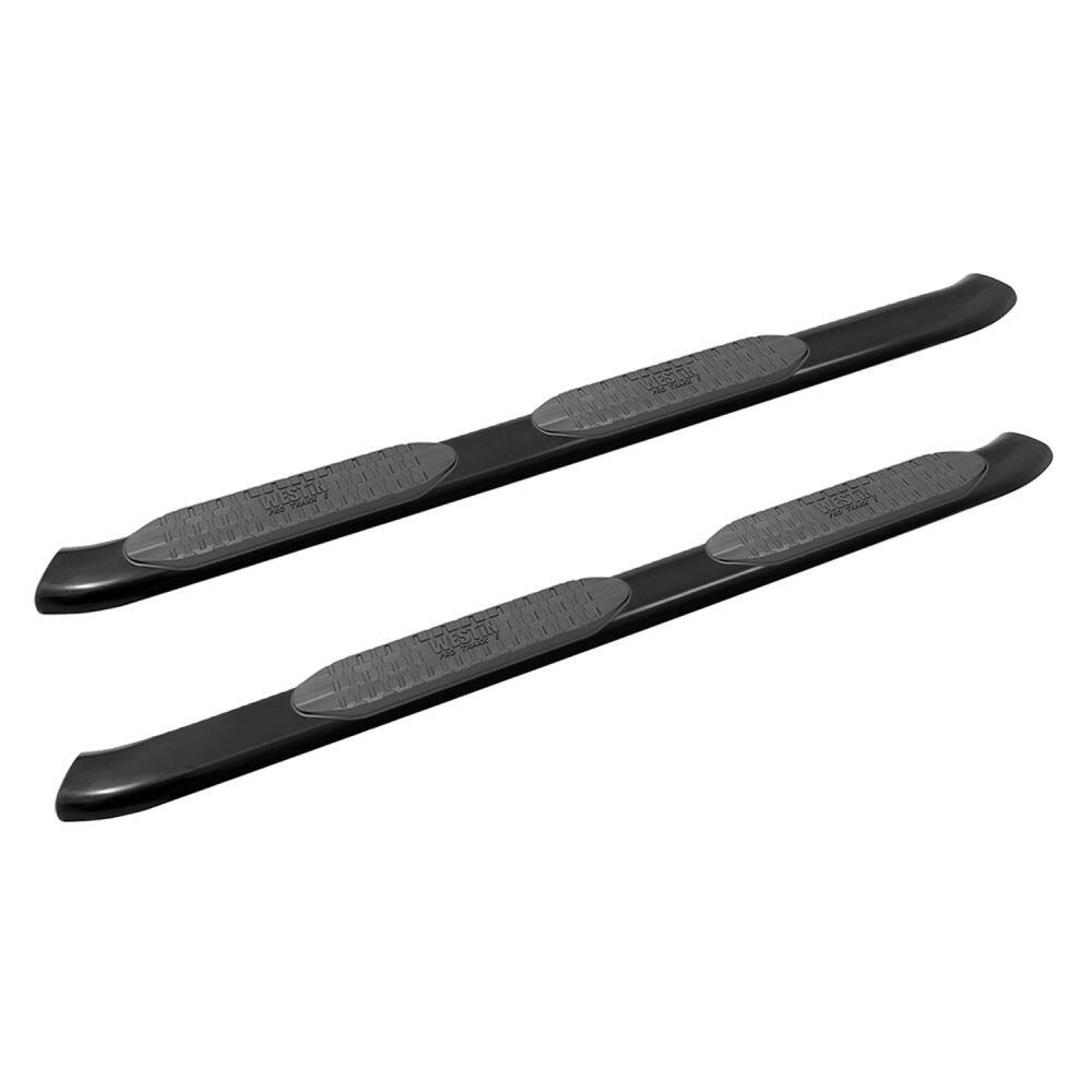 Chevrolet Silverado & GMC Sierra 1500 2019-2026 & 2500 HD/3500 HD 2020-2026, Westin PRO TRAXX 5 Oval Nerf Bars, Extended Cab, Black Powder Coated