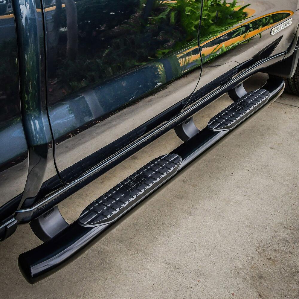 Chevrolet Silverado & GMC Sierra 1500 2019-2026 & 2500 HD/3500 HD 2020-2026, Westin PRO TRAXX 5 Oval Nerf Bars, Extended Cab, Black Powder Coated, view 8