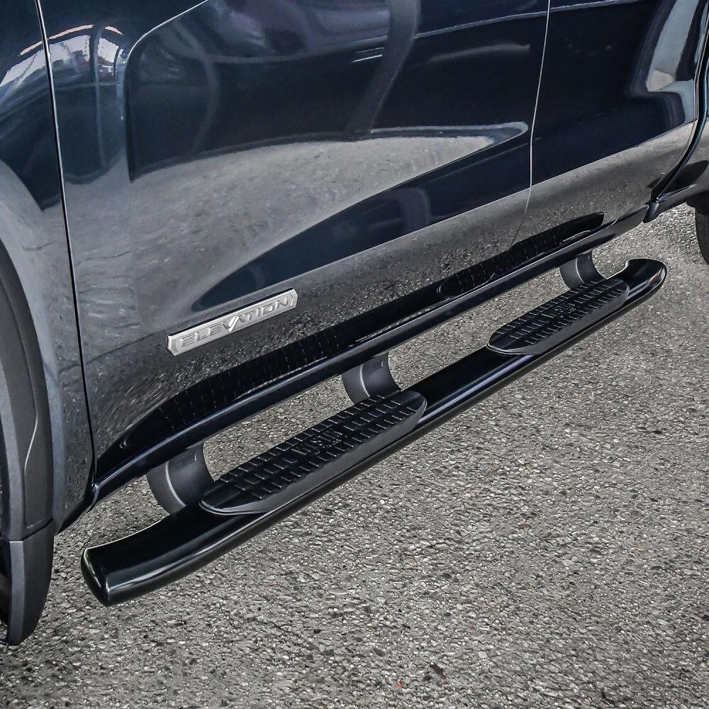 Chevrolet Silverado & GMC Sierra 1500 2019-2026 & 2500 HD/3500 HD 2020-2026, Westin PRO TRAXX 5 Oval Nerf Bars, Extended Cab, Black Powder Coated, view 10