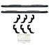 Chevrolet Silverado & GMC Sierra 1500 2019-2026 & 2500 HD/3500 HD 2020-2026, Westin PRO TRAXX 5 Oval Nerf Bars, Crew Cab, Black Powder Coated, view 4
