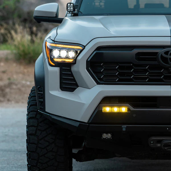 22-25 Toyota Tacoma/Tundra/4Runner AlphaRex DoubleTap Dual Color LED Projector Fog Lights