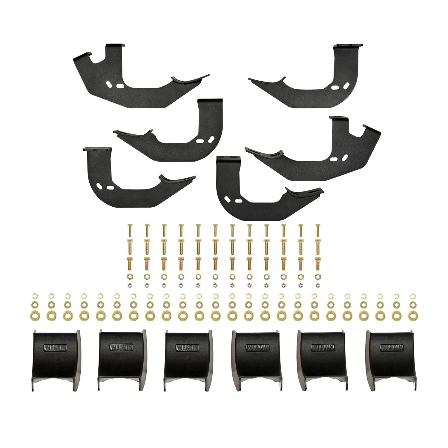 Toyota Tacoma 2005-2023, Westin AT6 Running Boards, Crew Cab, Textured Black, view 7