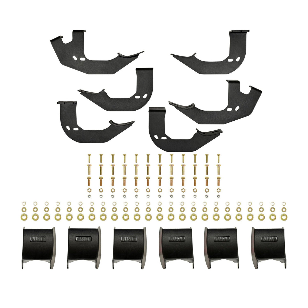 Toyota Tacoma 2005-2023, Westin AT6 Running Boards, Crew Cab, Textured Black, view 7