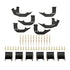 Toyota Tacoma 2005-2023, Westin AT6 Running Boards, Crew Cab, Textured Black, view 7