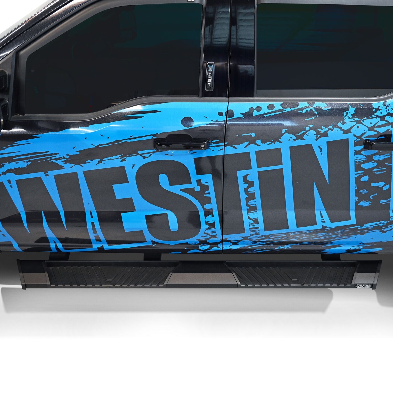Ford F-150 2015-2026 & F-250/F-350 Super Duty 2017-2026 Crew Cab, Westin AT6 Running Boards, Textured Black, view 8