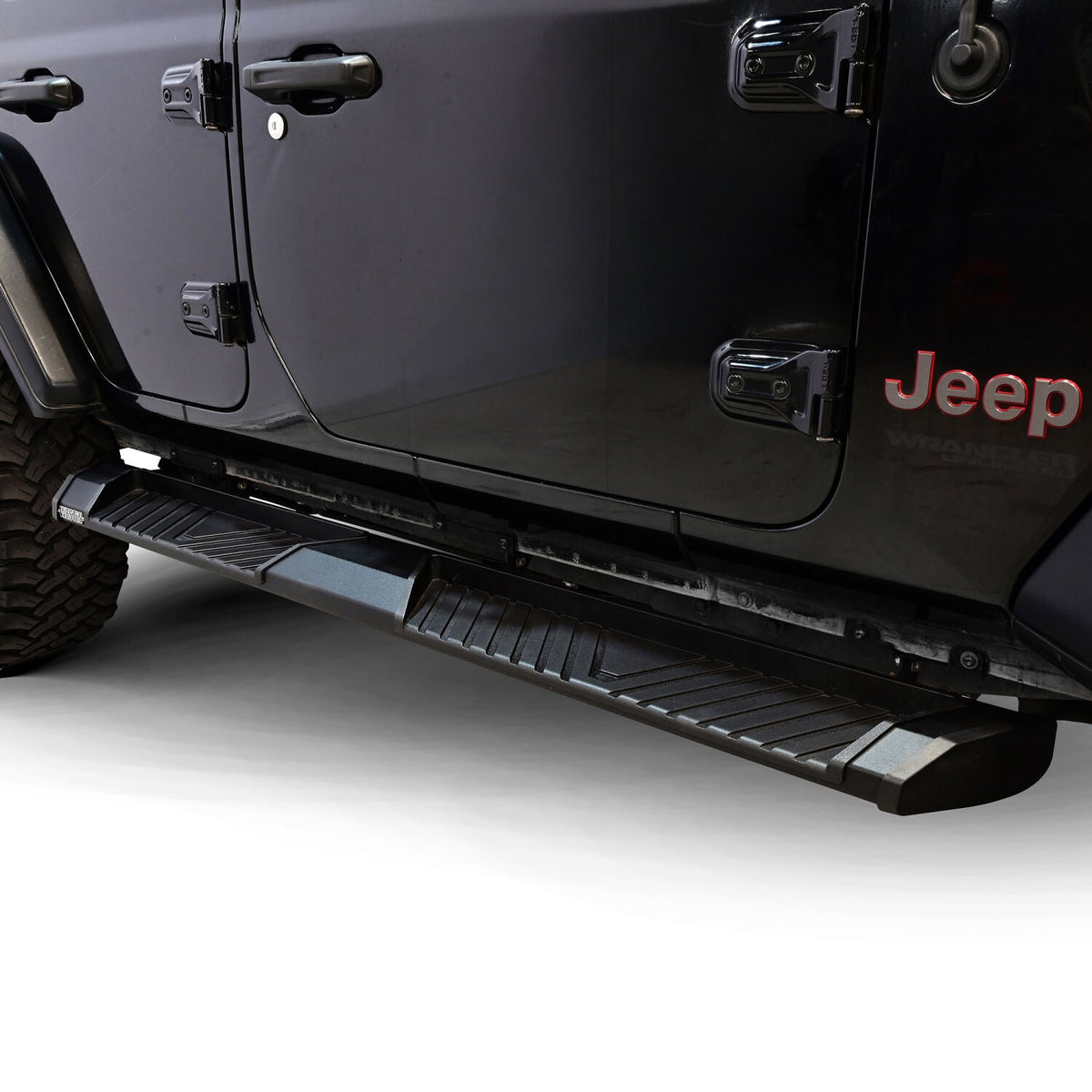 Jeep Wrangler JL 4-Door 2018-2026, Westin AT6 Running Boards, Textured Black, view 8