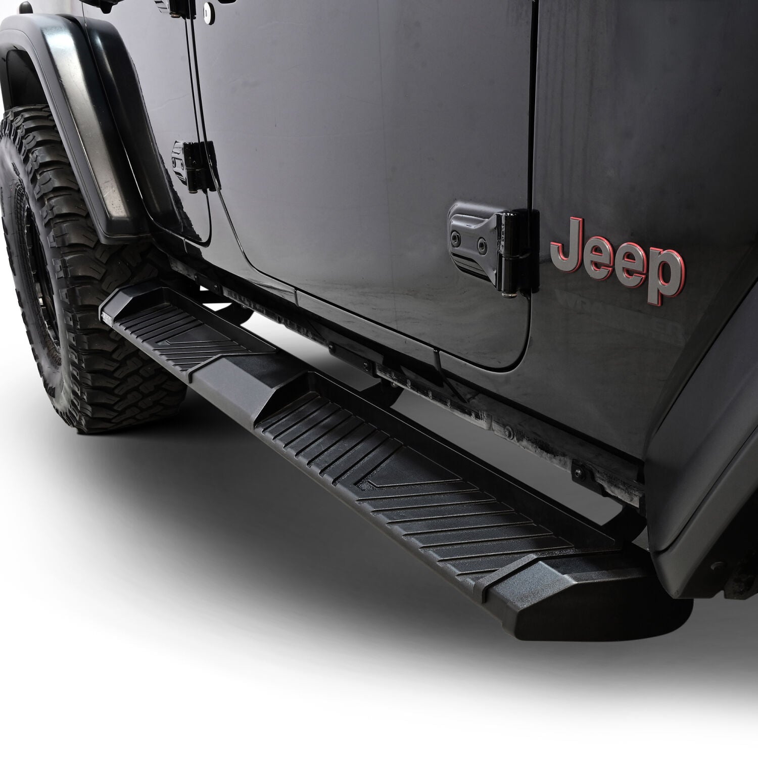 Jeep Wrangler JL 4-Door 2018-2026, Westin AT6 Running Boards, Textured Black, view 11