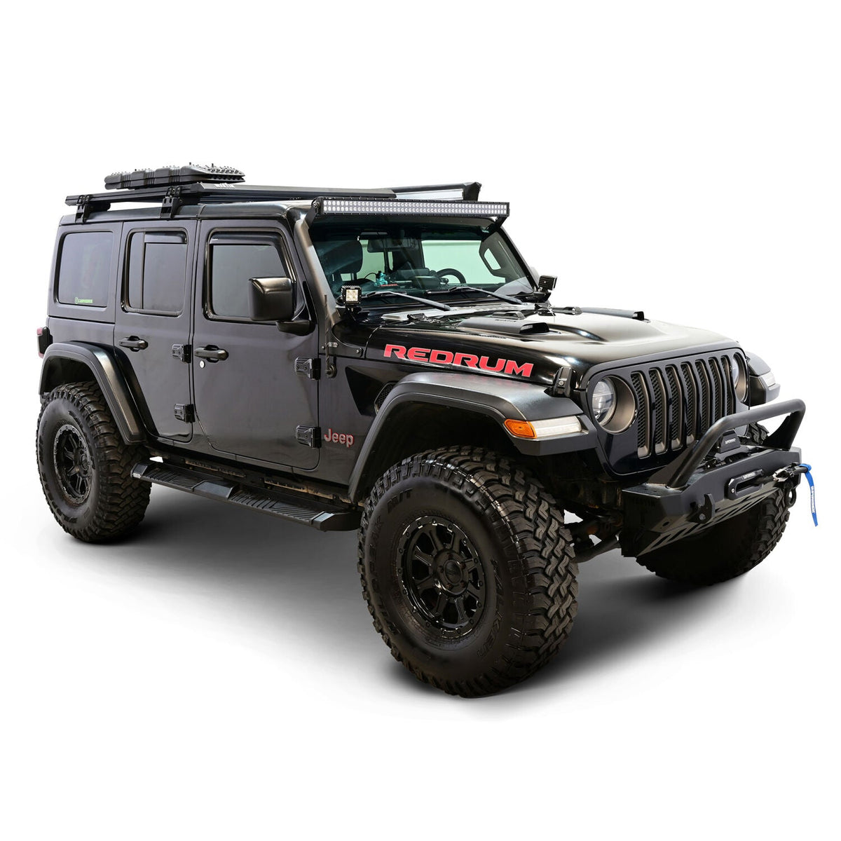 Jeep Wrangler JL 4-Door 2018-2026, Westin AT6 Running Boards, Textured Black, view 13