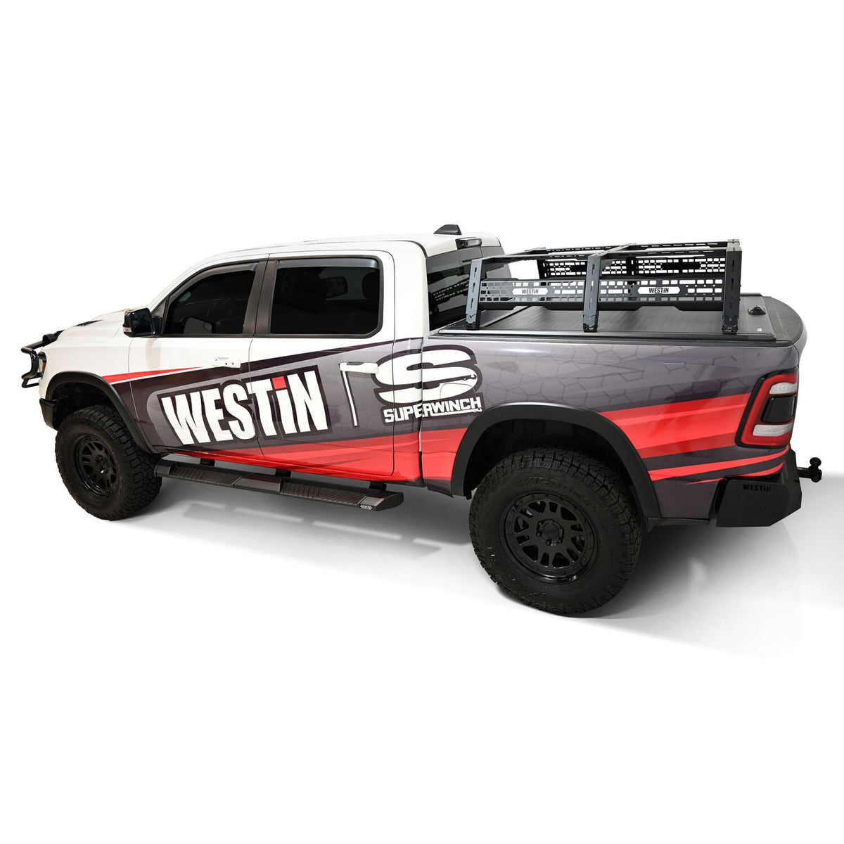 Ram 1500 Crew Cab 2019-2026, Westin AT6 Running Boards, Textured Black, view 15