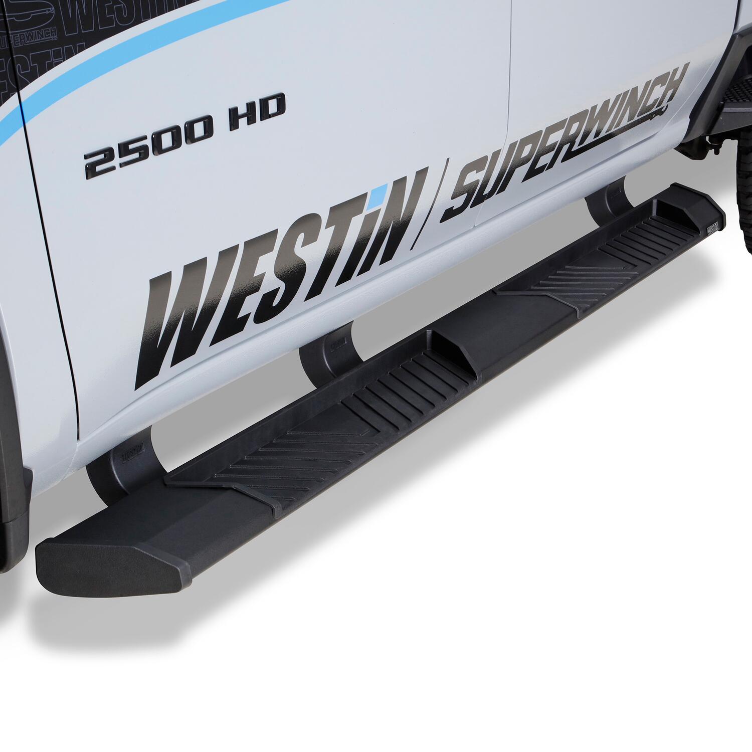 Chevrolet Silverado & GMC Sierra 1500 2019-2026 & 2500 HD/3500 HD 2020-2026 Crew Cab, Westin AT6 Running Boards, Textured Black, view 7