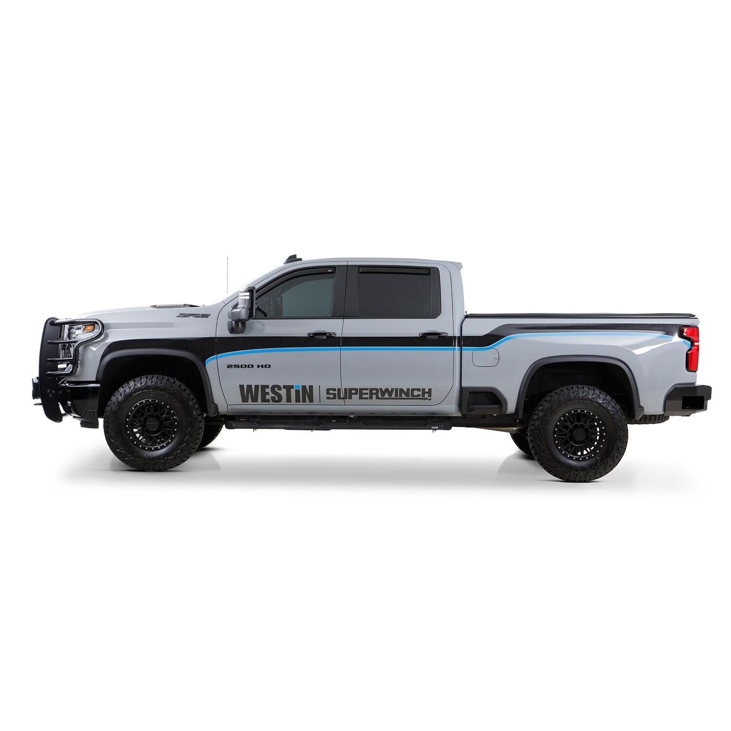 Chevrolet Silverado & GMC Sierra 1500 2019-2026 & 2500 HD/3500 HD 2020-2026 Crew Cab, Westin AT6 Running Boards, Textured Black, view 10