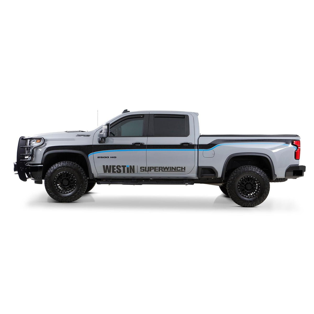 Chevrolet Silverado & GMC Sierra 1500 2019-2026 & 2500 HD/3500 HD 2020-2026 Crew Cab, Westin AT6 Running Boards, Textured Black, view 10