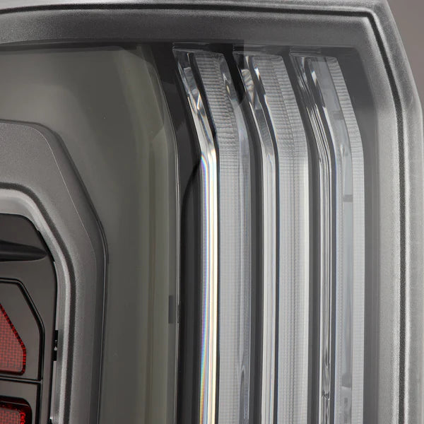 2024-25 Toyota Tacoma Alpharex NOVA-Series Prismatic LED Tail Lights - Black