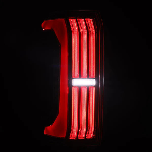 2024-25 Toyota Tacoma Alpharex NOVA-Series Prismatic LED Tail Lights - Black