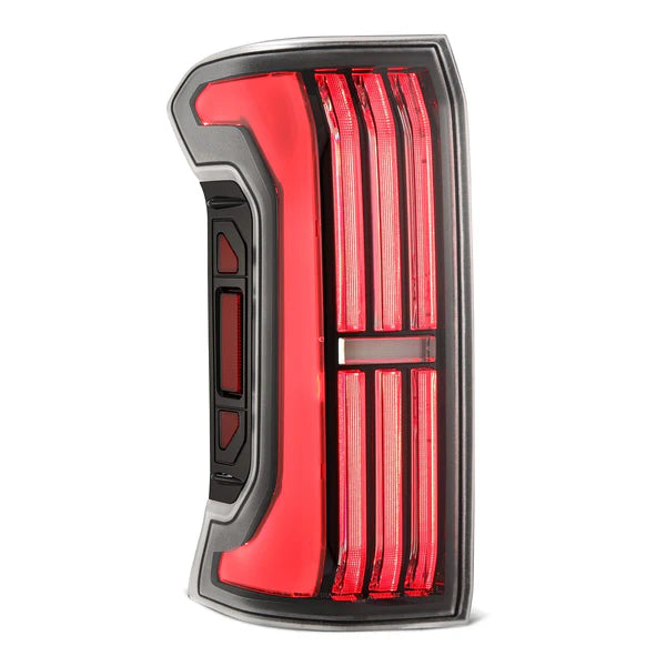 2024-25 Toyota Tacoma Alpharex NOVA-Series Prismatic LED Tail Lights - Black