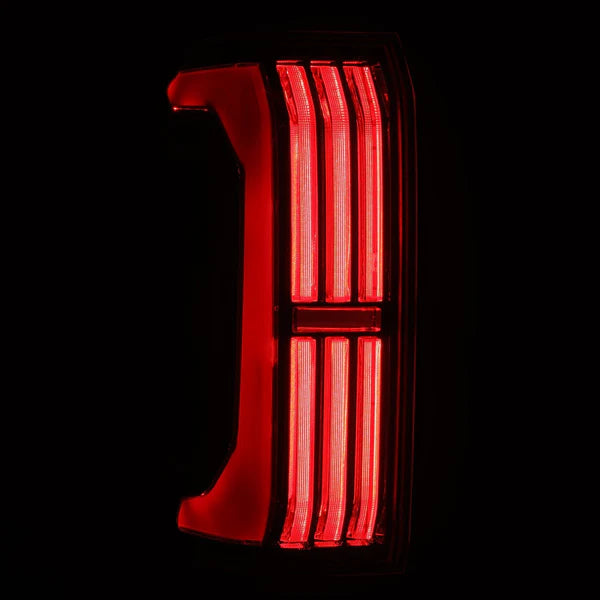 2024-25 Toyota Tacoma Alpharex NOVA-Series Prismatic LED Tail Lights - Black