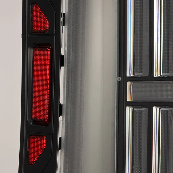 2024-25 Toyota Tacoma Alpharex NOVA-Series Prismatic LED Tail Lights - Black