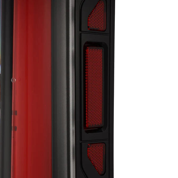 2024-25 Toyota Tacoma AlphaRex NOVA-Series Prismatic LED Tail Lights Black-Red