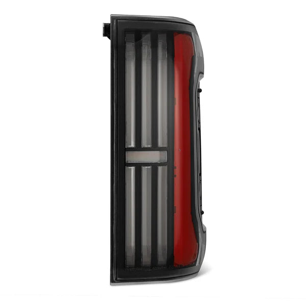 2024-25 Toyota Tacoma AlphaRex NOVA-Series Prismatic LED Tail Lights Black-Red