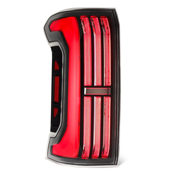 2024-25 Toyota Tacoma AlphaRex NOVA-Series Prismatic LED Tail Lights Black-Red