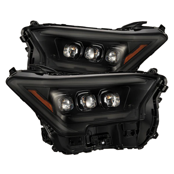 2024-25 Toyota Tacoma/4Runner AlphaRex NOVA-Series LED Headlights - Alpha Black