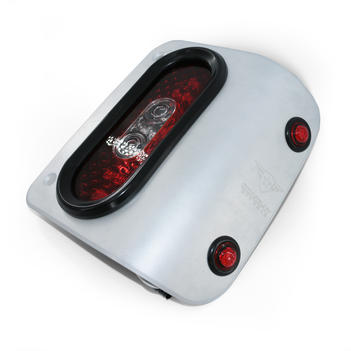 Jeep Wrangler JL 2018-2026, Combat Off Road Tail Gunner LED Tail Lights, Raw, view 2