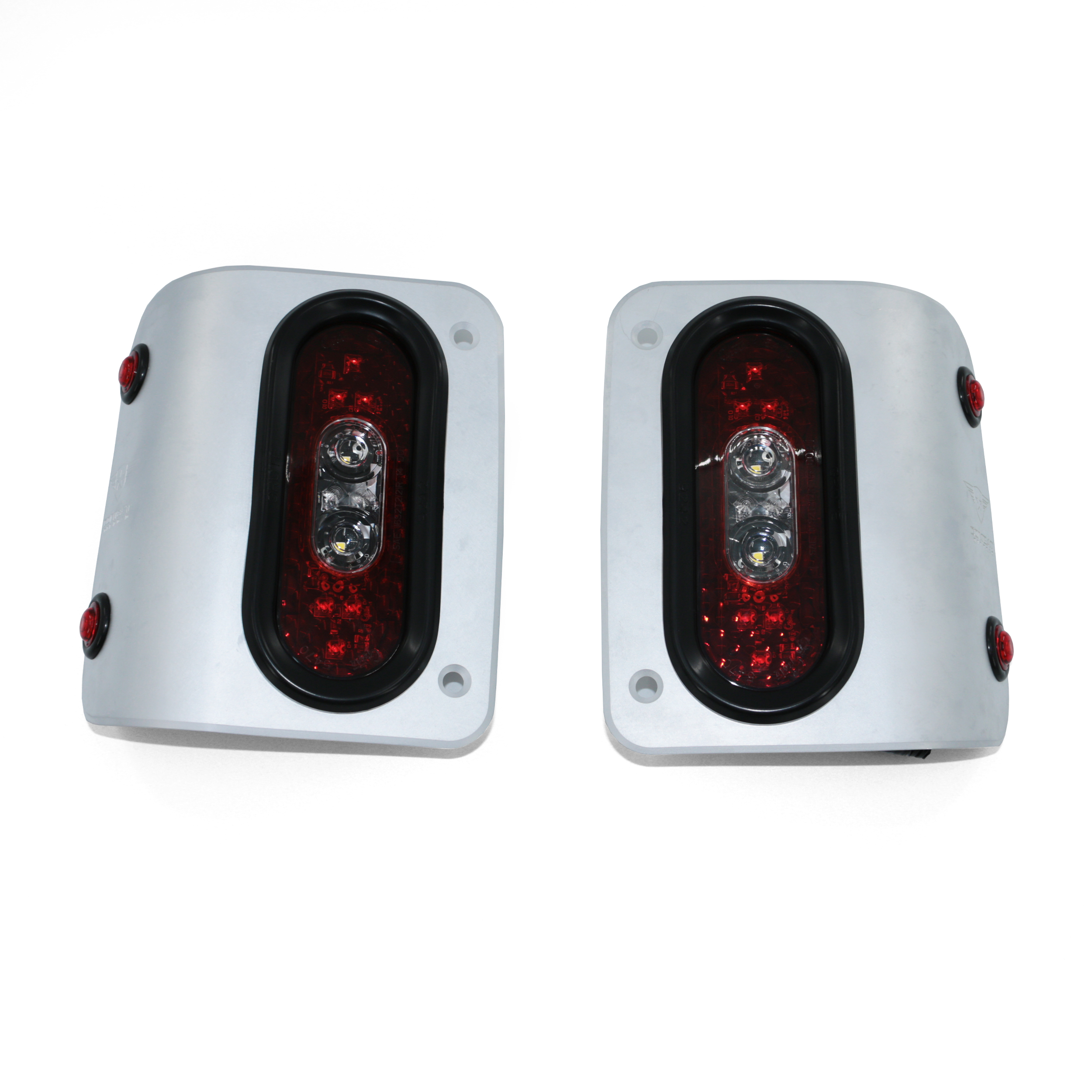 Jeep Wrangler JL 2018-2026, Combat Off Road Tail Gunner LED Tail Lights, Raw