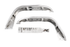 Jeep Wrangler JL 2018-2026, Combat Off Road Full Assault Aluminum Fender Kit, Front, Raw, view 3