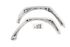Jeep Wrangler JL 2018-2026, Combat Off Road Full Assault Aluminum Fender Kit, Rear, Raw, view 3