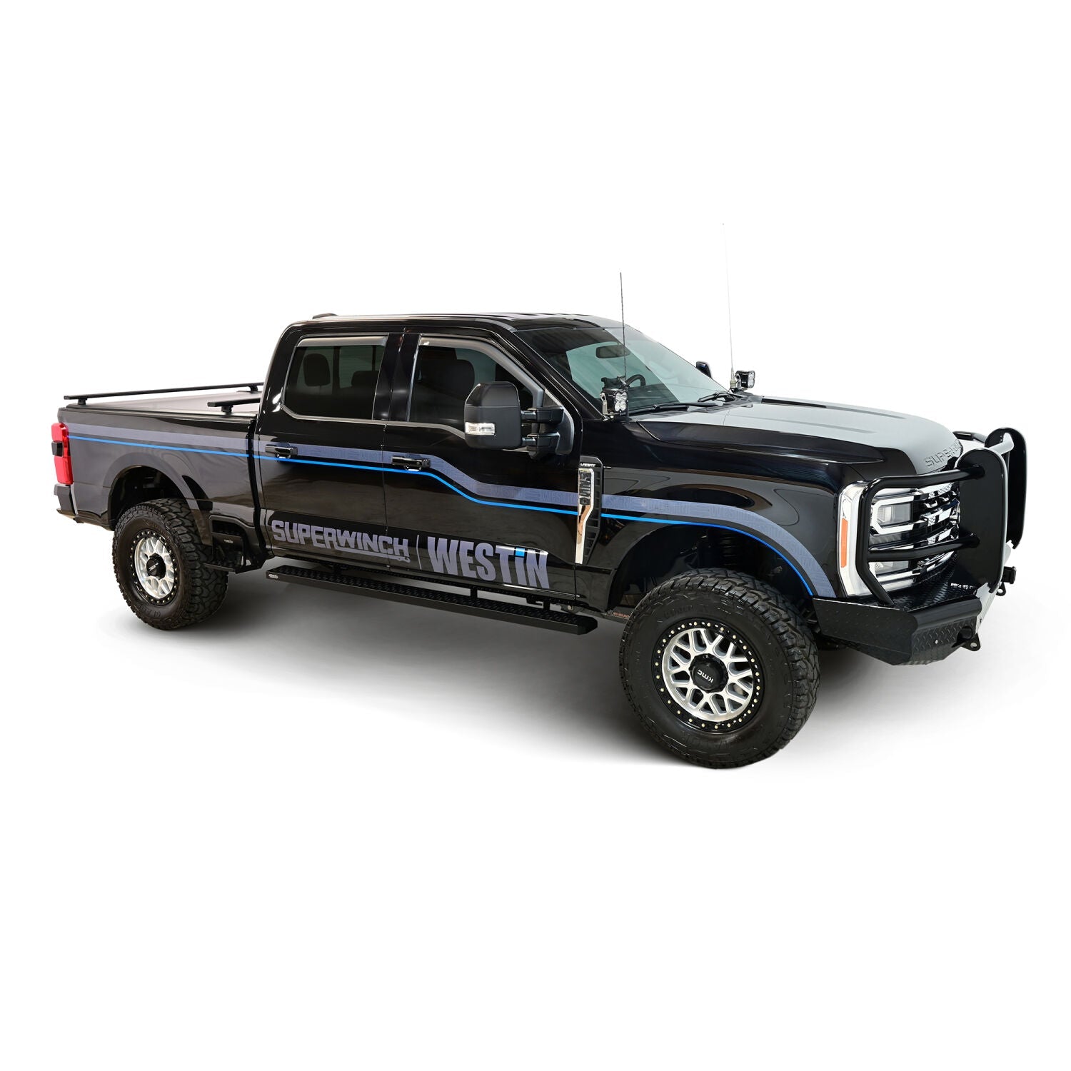 Ford F-250/F-350/F-450/F-550 Super Duty 2023-2026, Westin Grate Side Bed Step, Textured Black, view 15