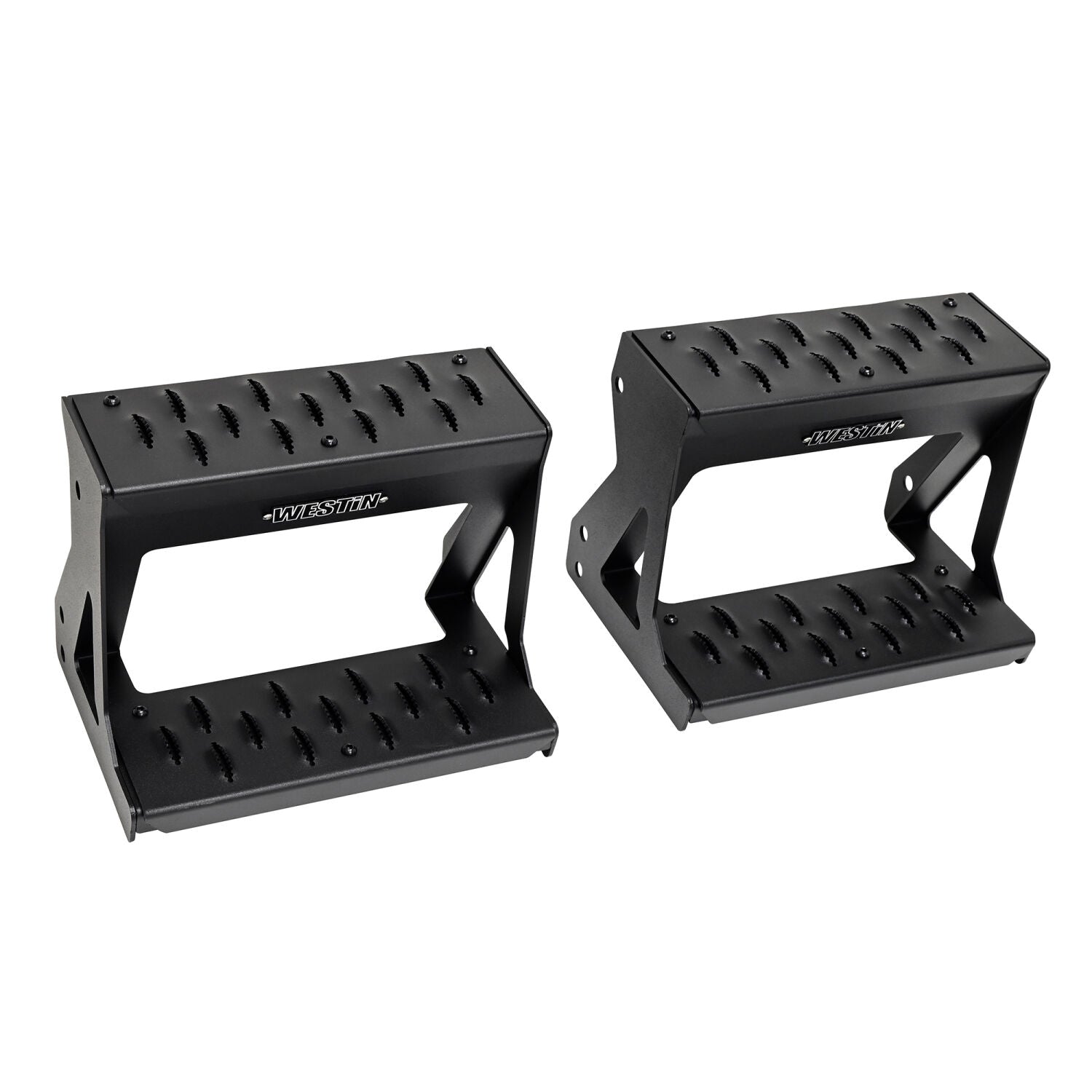 Chevrolet Silverado & GMC Sierra 2500 HD/3500 HD 2024-2026, Westin Grate Side Bed Step, Textured Black, view 3