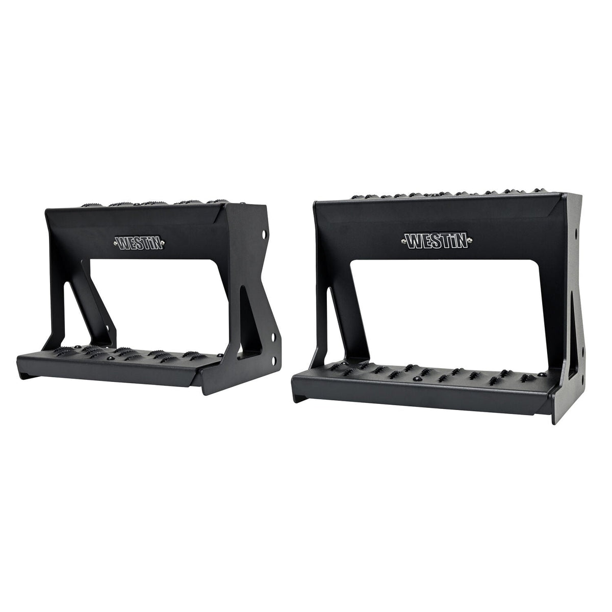 Chevrolet Silverado & GMC Sierra 2500 HD/3500 HD 2024-2026, Westin Grate Side Bed Step, Textured Black, view 4