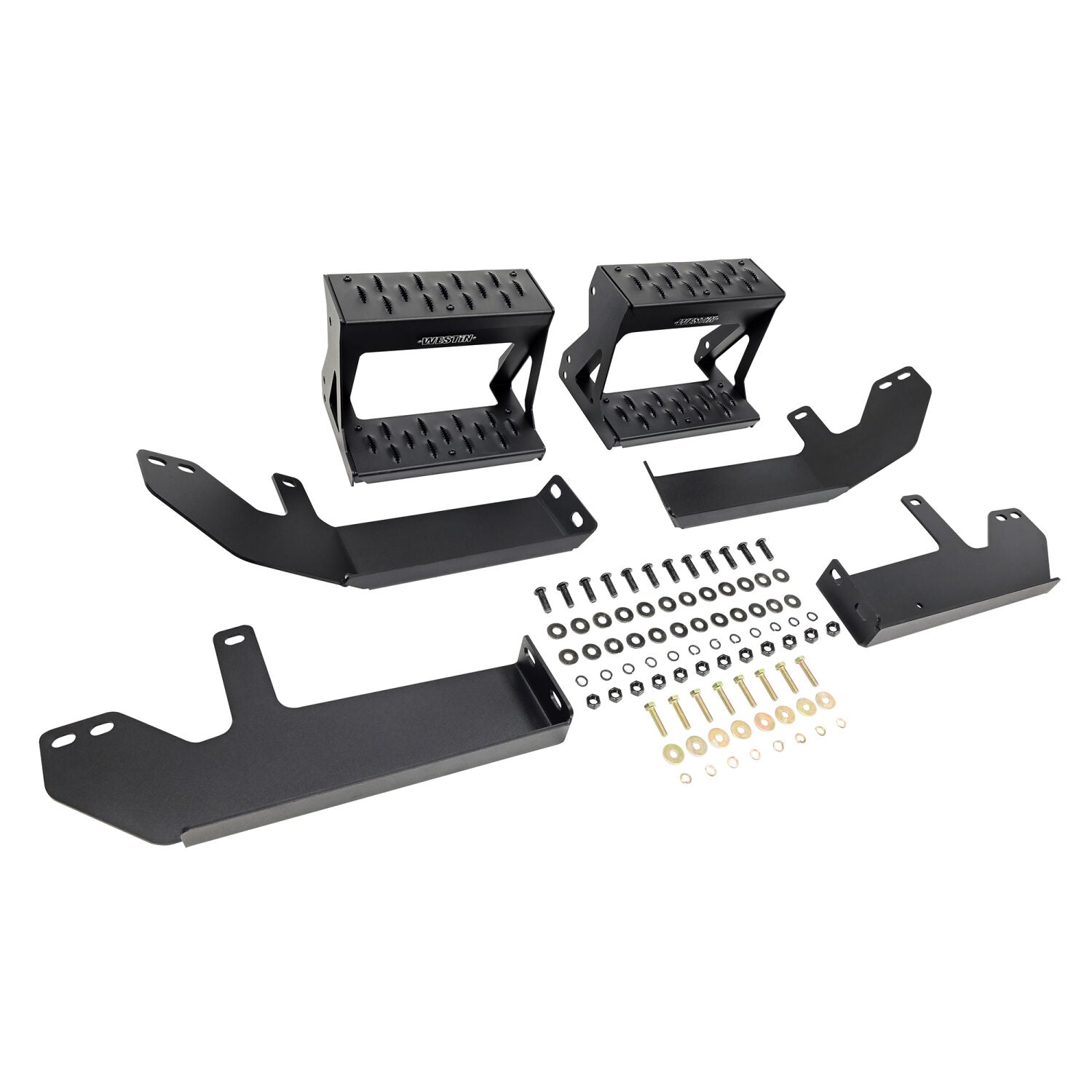 Chevrolet Silverado & GMC Sierra 2500 HD/3500 HD 2024-2026, Westin Grate Side Bed Step, Textured Black, view 8