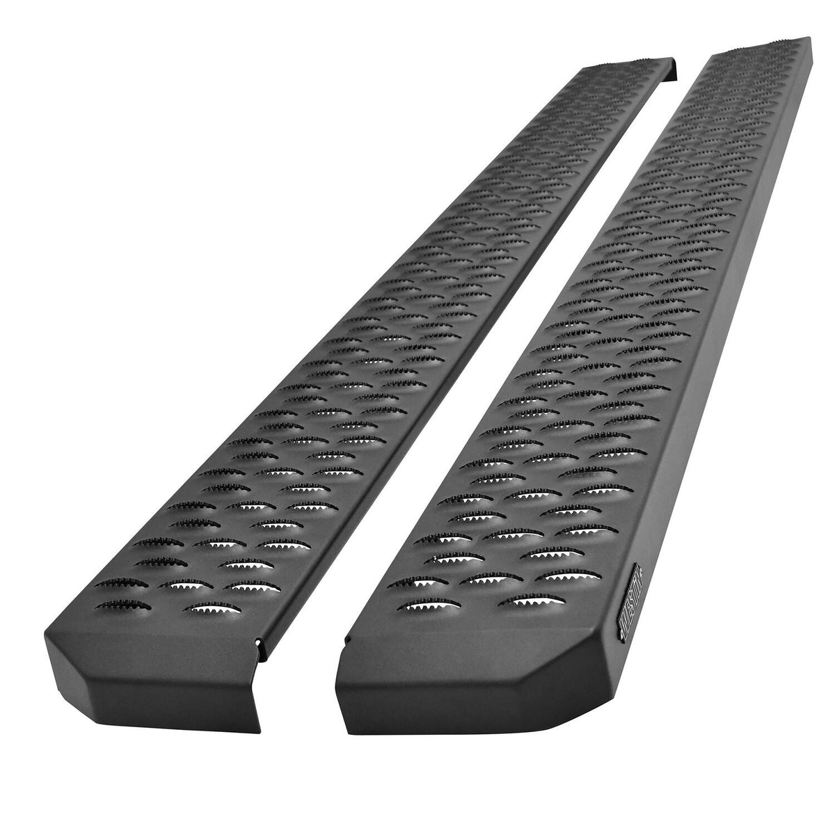 Westin Grate Steps Running Boards, 68in, Textured Black