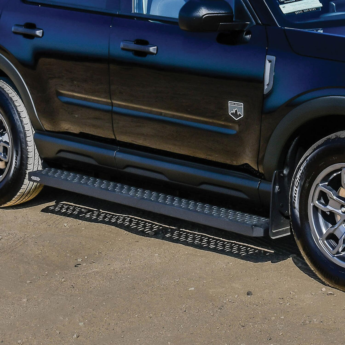 Westin Grate Steps Running Boards, 68in, Textured Black, view 6