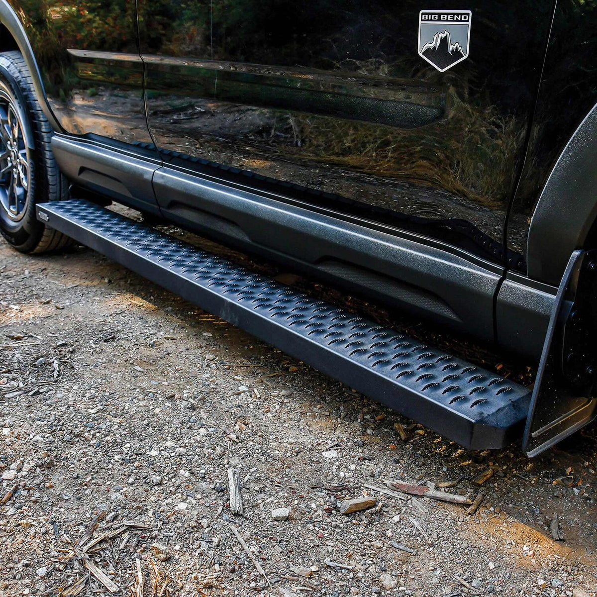 Westin Grate Steps Running Boards, 68in, Textured Black, view 9