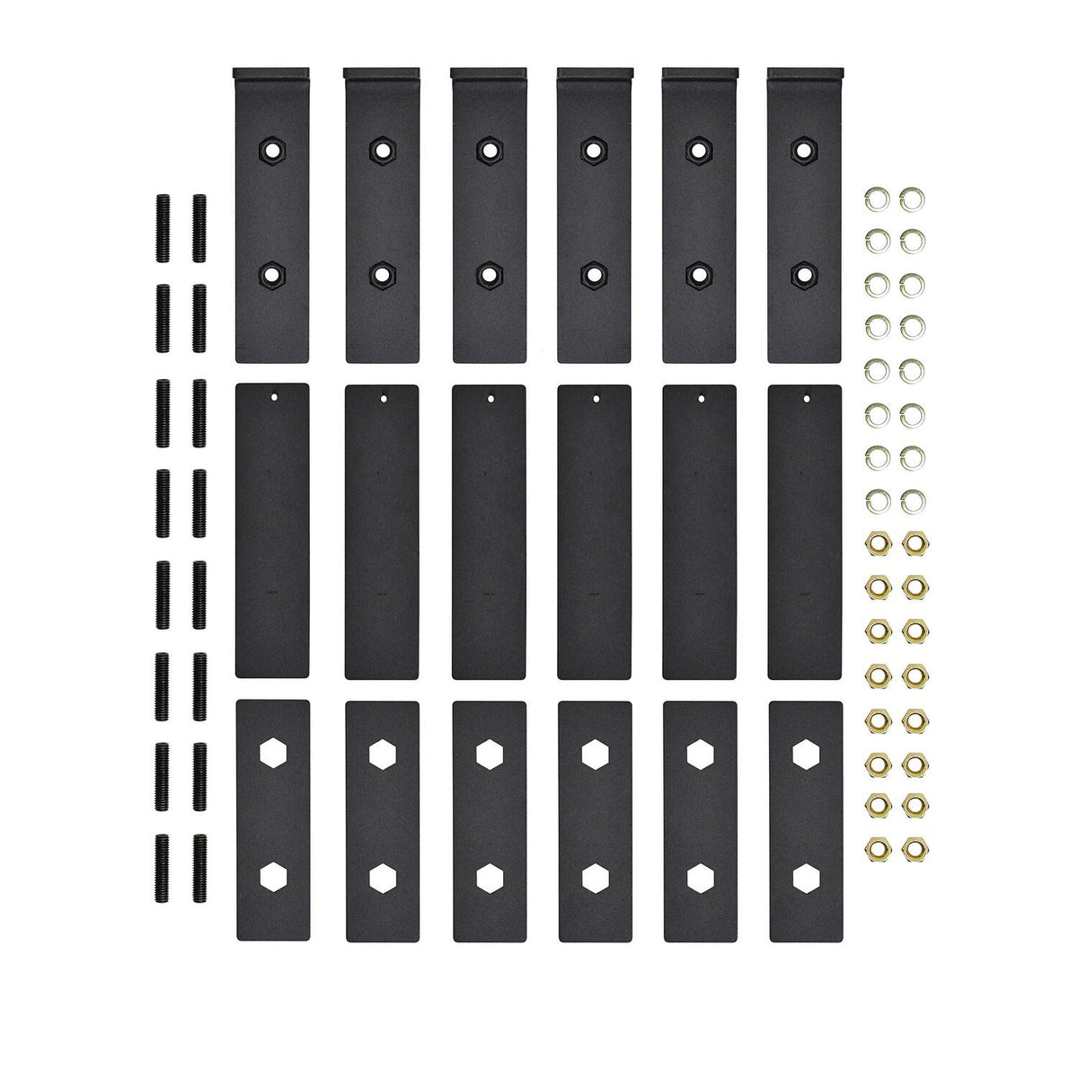 Westin Grate Steps Running Boards, 68in, Textured Black, view 4