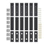 Westin Grate Steps Running Boards, 68in, Textured Black, view 4
