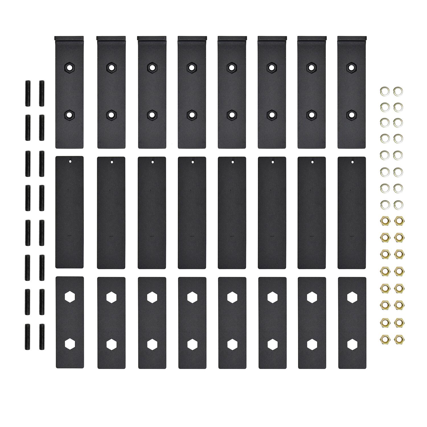 Westin Grate Steps Running Boards, 86in, Textured Black, view 4