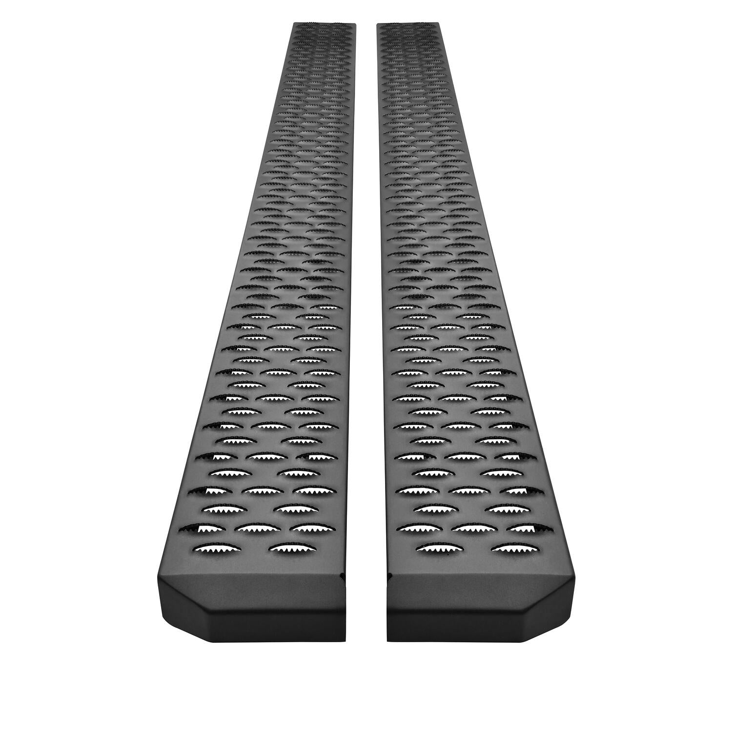 Westin Grate Steps Running Boards, 83in, Textured Black, view 2