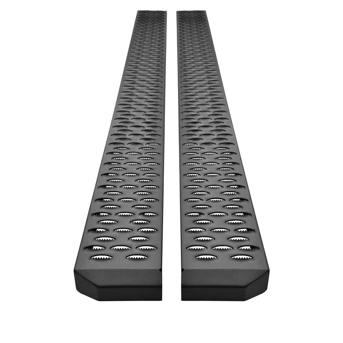 Westin Grate Steps Running Boards, 83in, Textured Black, view 2