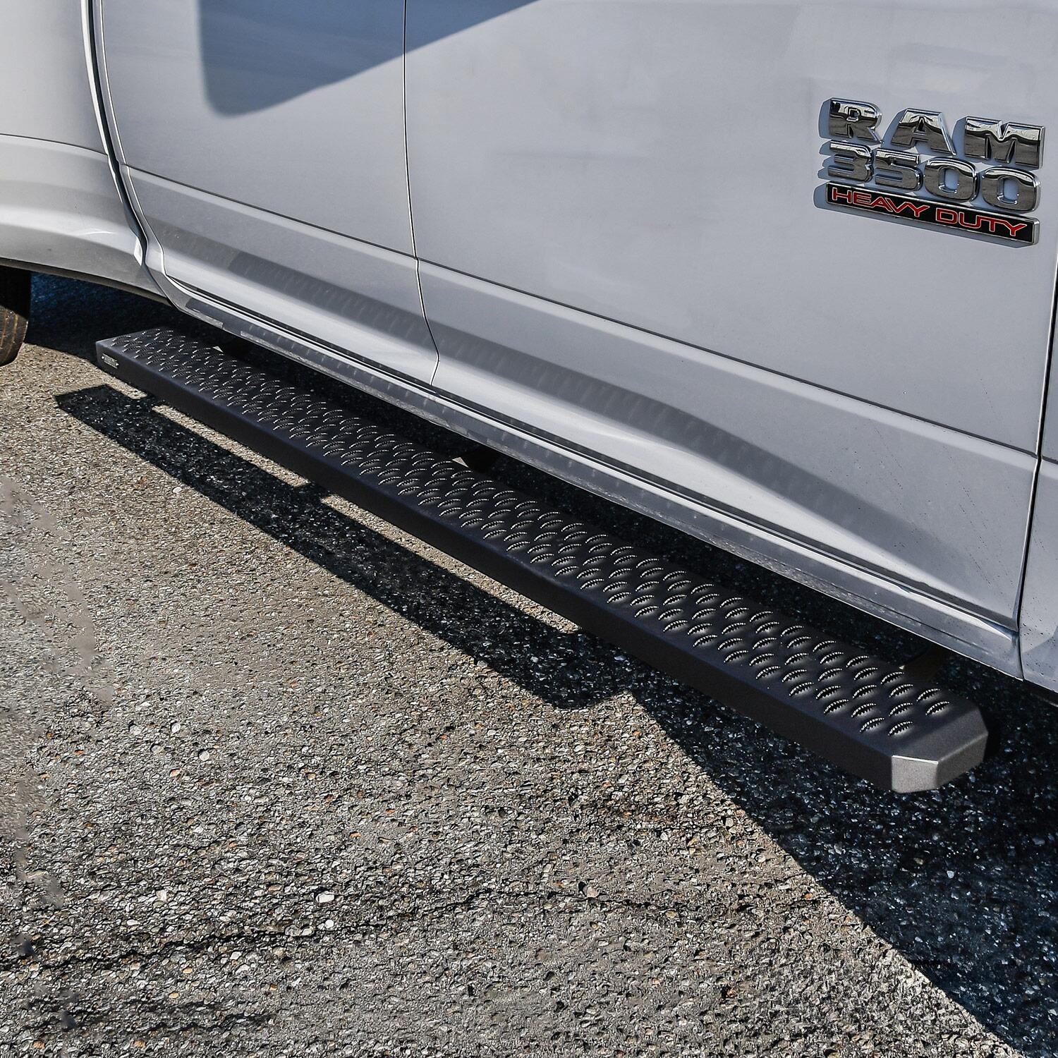 Westin Grate Steps Running Boards, 83in, Textured Black, view 8