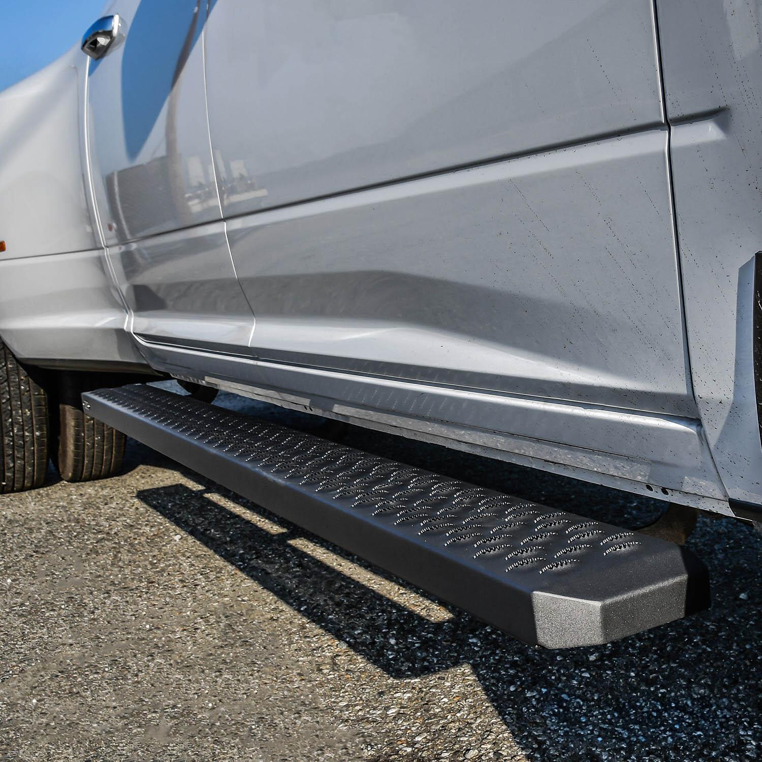 Westin Grate Steps Running Boards, 83in, Textured Black, view 9