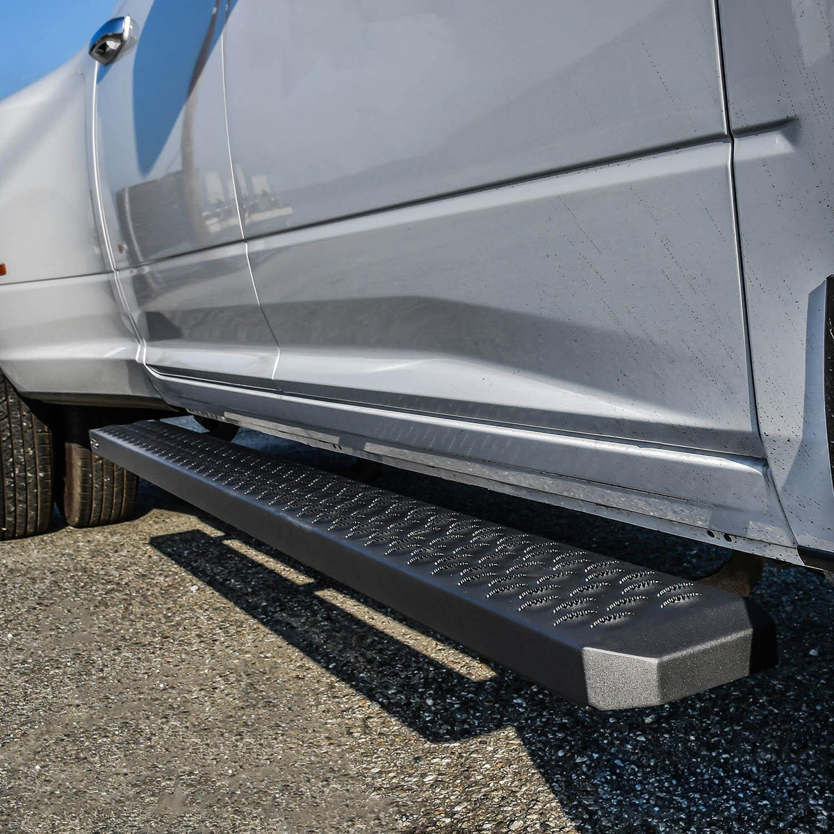 Westin Grate Steps Running Boards, 83in, Textured Black, view 9