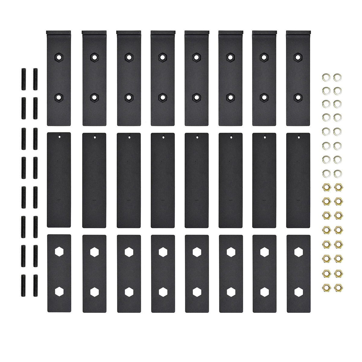 Westin Grate Steps Running Boards, 83in, Textured Black, view 4