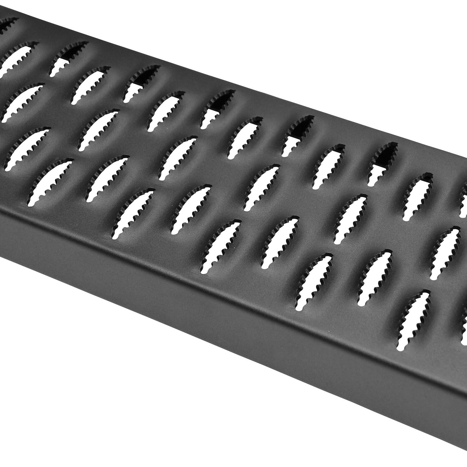 Westin Grate Steps Running Boards, 83in, Textured Black, view 5