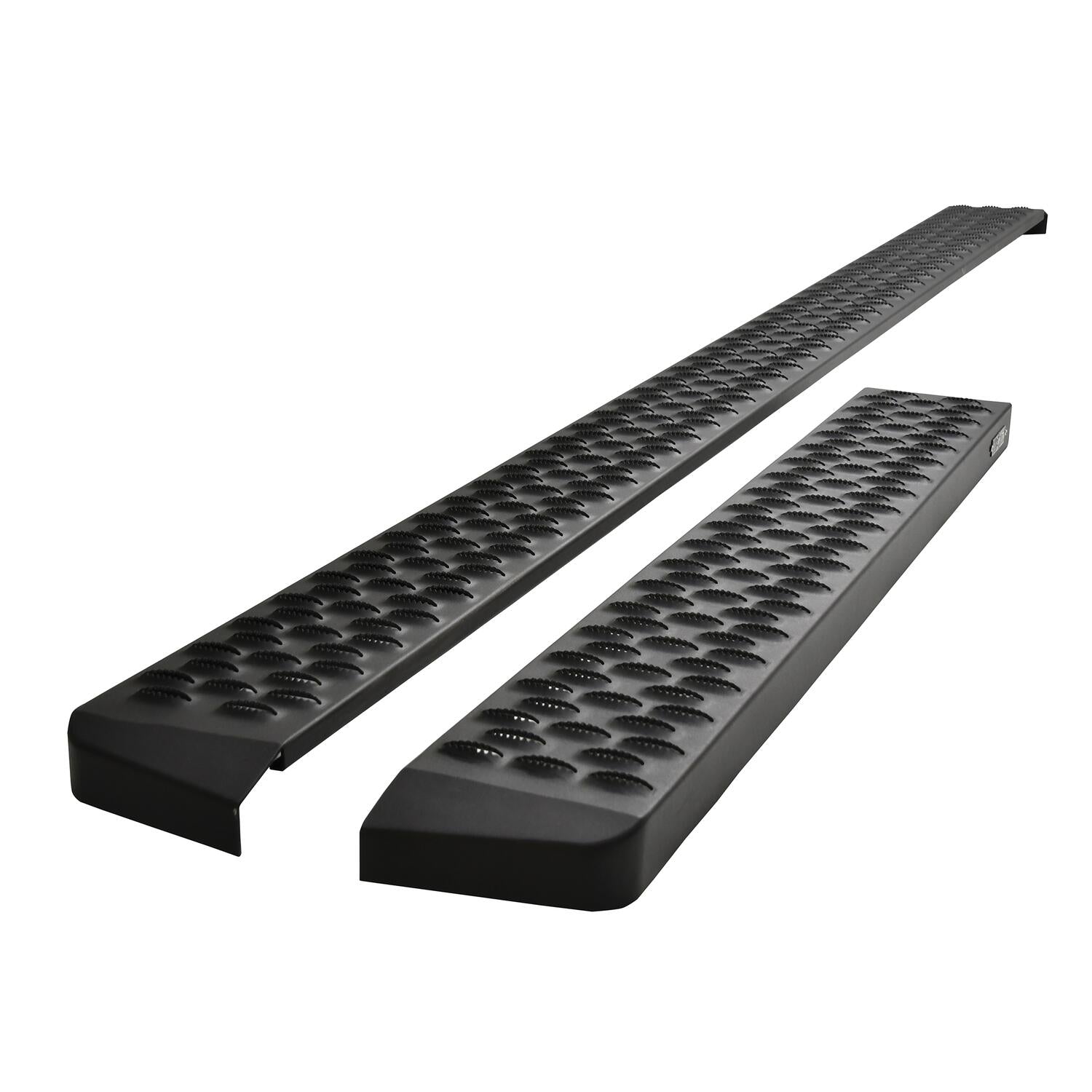 Ford Transit 2015-2026, Westin Grate Steps Running Boards, 46in Driver Side and 97in Passenger Side, Textured Black